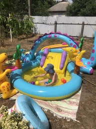 Детский надувной игровой центр Intex 57135 Планета динозавров 302 х 229 х 112 см фото от покупателей 1