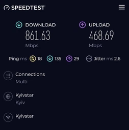 Маршрутизатор TP-LINK Archer AX72 WiFi6 / AX5400/ 1 Гбіт/с/ для потокової передачі 8K фото від покупців 9