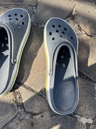 Сабо Crocs Bayaband Clog Stucco / Bright Cobalt M8W10-41-26.5 см 205089 фото от покупателей 5
