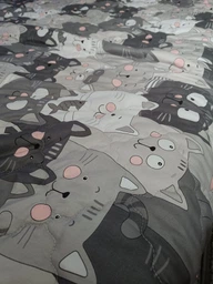 Ковдра Руно літня полуторна 140x205 см антиалергенне волокно Grey Cat (Р321.52СЛКУ_Grey Cat) фото від покупців 6