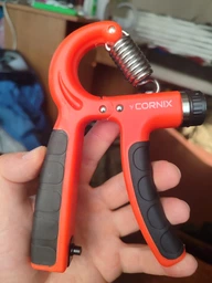 Еспандер кистьовий Cornix 5-60 кг з регульованим навантаженням та лічильником XR-0264 Black/Grey фото від покупців 6