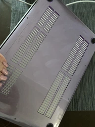 Захисний чохол-накладка Macbook Air 13.3" М1 (A1932/A2179/A2337)2019-2020р Рожево-Прозорий фото від покупців 1