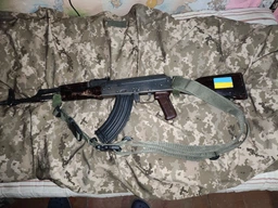 Ремень тактический трехточечный Patriot UA-03 OL, с карабином (трехточка для автомата, пулемета, ружья)