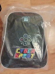 Рюкзак шкільний GoPack Cyber Sport напівкаркасний 38x28x13 см Чорний (GO24-165M-5)