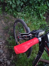 Грипсы ручки велосипедные MTB Ergonomic, с замками, коричневые