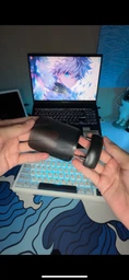 Професійний USB конденсаторний мікрофон EMISSE з кардіоїдною діаграмою направленості та RGB підсвіткою RGB, Рожевий фото від покупців 3