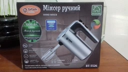 Кухонный Миксер BITEK BT-5526 1200 Вт ручной миксер Серый фото от покупателей 2
