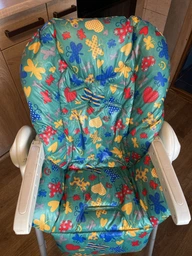 Чохол на стільчик для годування Chicco Polly 2 в 1 плащівка Рожеві квіти Panda Mom фото от покупателей 5