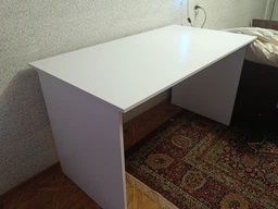 Компьютерный стол Roko БЮ103 Белый 130х70х75 см (20200038298) фото от покупателей 10