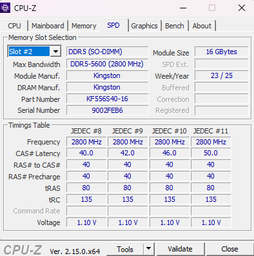 Оперативная память ноутбучная Kingston Fury DDR5 32GB (2x16GB) 5600MHz SO-DIMM PC5-44800 (KF556S40IBK2-32) фото от покупателей 2