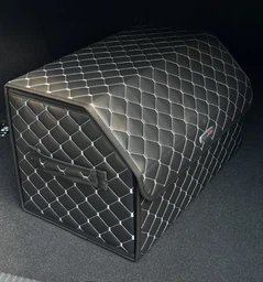 Органайзер в багажник автомобіля Audi 50х30х30 чорний фото от покупателей 2
