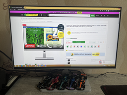 Монитор 24" Lenovo L24m-4A Metal Base (67BDUAC6UA) IPS / 100Hz / 99% sRGB / USB-C DP Alt Mode 75W / HAS / Pivot / Speakers 3W