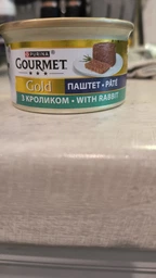 Упаковка влажного корма для кошек Purina Gourmet Gold Паштет с кроликом 24 шт по 85 г