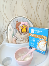 Каша суха безмолочна швидкорозчинна Gerber Рисова для дітей із 6 місяців 200 г (8445291492189)