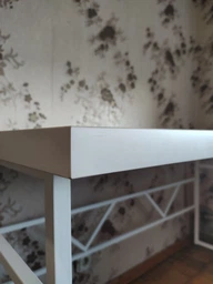 Компьютерный стол Ferrum-decor Раян 75x140x70 белый ДСП Дуб Сан-Марино 32мм фото от покупателей 1