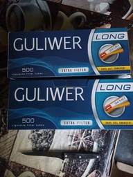 Гильзы для набивки сигарет GULIWER LONG EXTRA FILTER 24 мм (500 шт)