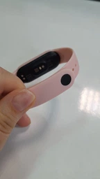 Ремешок силиконовый Anchor для Xiaomi Mi Band 5 / Mi Band 6 / Mi Band 7 Салатовый КОД:29799 фото от покупателей 2
