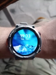 Смарт-годинник з Українським меню та додатком з акумулятором на 960мАг Blackview W50Pro 1.45, IP68 Call Black/ЧОРНИЙ (W50PB) фото від покупців 5