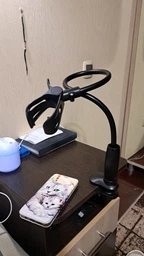 Гнучкий тримач для телефону з прищіпкою VHG IVY 85 см Flexible Mobile Holder Black фото від покупців 2