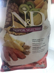 Сухой низкозерновой корм для взрослых собак мелких пород Farmina N&D Tropical Selection Salmon Adult Mini с лососем и тропическими фруктами 5 кг (183869)