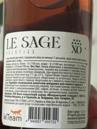 Бренді Le Sage XO 7р. 0.5 л 40% (4840557002722) фото від покупців 2