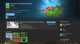 Гра Minecraft Java + Bedrock Edition - Europe для ПК (Ключ активації Microsoft)