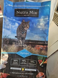 Сухой корм для кошек всех пород Nutra Mix Optimal 9.07 кг (4820125430362)