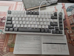 Клавиатура AJAZZ AK820 Grey-Yellow Проводная Механическая RGB Подсветка С Поддержкой HOT-SWAP Moon Yellow Switch фото от покупателей 1