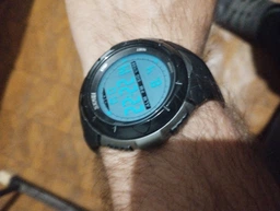 Мужские водостойкие часы Skmei Dive 1025 Черные с серым