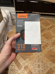 Налобный фонарь аккумуляторный VIDEX VLF-H025C 310Lm 5000K светодиодный фонарик на голову черный фото от покупателей 8