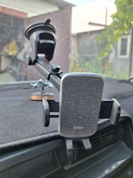 Автодержатель Hoco CA95 black фото от покупателей 1