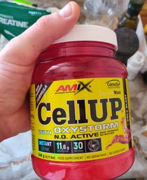 Предтренировочный комплекс Amix Nutrition CellUP with OXYSTORM Powder 348g (Cola Blast)