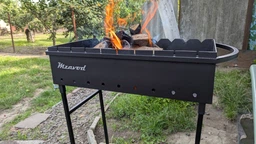 Мангал Metalzavod Эней на 9 шампуров 3 мм со съемными ножками (MND9-3) фото от покупателей 15