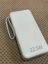 Power Bank 10000 mAh 22.5W Fast Charge, Вбудовані 4 кабелі Black фото від покупців 4