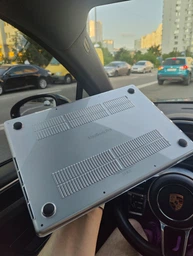 Защитный чехол-накладка Macbook Pro 16" М1 М2 М3 М4 (A2485 / A2780 / A2991 / A3403 / A3186 ) 2021-2024 г Прозрачный