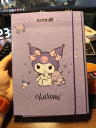 Папка для зошитів на гумці Kite Kuromi картон B5 (HK25-210-2)