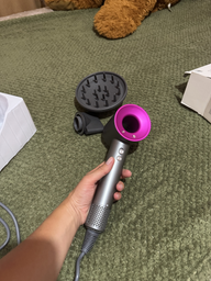Профессиональный фен стайлер для волос Super Hair Dryer 1600 Вт + 5в1 насадок, розовый фото от покупателей 7