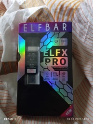 Pod Система Elf Bar ELFX Pro Pod Kit 1200 mAh (Багаторазова електронна сигарета) Purple фото от покупателей 1