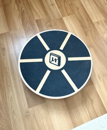 Баланс борд деревянный EasyFit балансировочный диск-тренажер (баланс-доска для вестибулярного аппарата) EF-0551