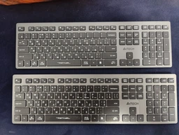 Клавиатура беспроводная A4Tech FBX50C USB/Bluetooth Grey (4711421969697) фото от покупателей 1