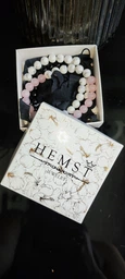 Женский браслет Hemst из кахолонга на стяжке (80029)