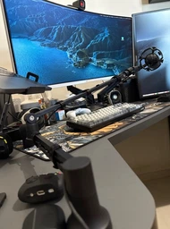 Стойка-пантограф для микрофона 3-секционная для Blue Yeti / HyperX / Fifine / Samson Black (00-0001350) фото от покупателей 18