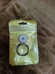 Тримач для телефону PopSockets з кільцем металевий золотистий фото від покупців 1