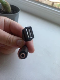 Переходник Value S0973 аудио USB для iPod Shuffle Jack 3.5mm M 4 pin - USB AF черный