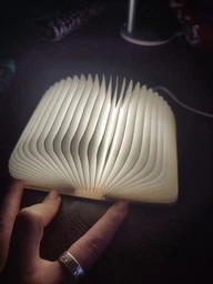 Настольный аккумуляторный светодиодный ночник лампа книга с зарядкой от USB магнитами для крепления 10х9х2,2 см (480409-Prob) фото от покупателей 2