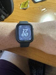 Защитный чехол со стеклом для для Apple Watch 4/5/6/SE/SE 2 (44 мм) Black