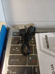 Клавиатура беспроводная Maxxter KBW-01G-UA Wireless Gray фото от покупателей 2