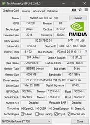 ВІДЕОКАРТА ARKTEK GT730 4GB GDDR5 64BIT HDMI, DVI, VGA PCI-E LOW PROFILE AKN730D5S4GL1 фото від покупців 1