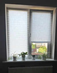 Жалюзи-плиссе на окна самоклеящиеся 60x180 см, Белый (BLINDS-WHITE60X80) фото от покупателей 3