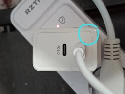 Зарядний пристрій RZTK GaN2 65W 2 USB-C (PD3.0) + кабель USB-C 100W Black фото від покупців 13